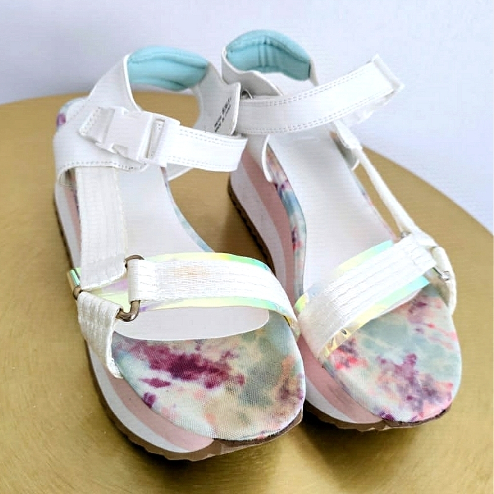Dirty Laundry Gleam Wedge Sandals Women's Size 6M 🌴